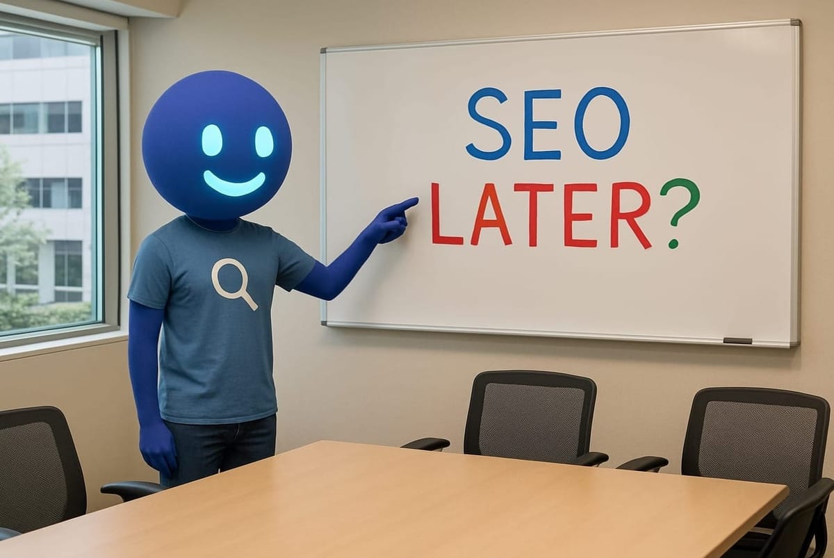 SEO Later?